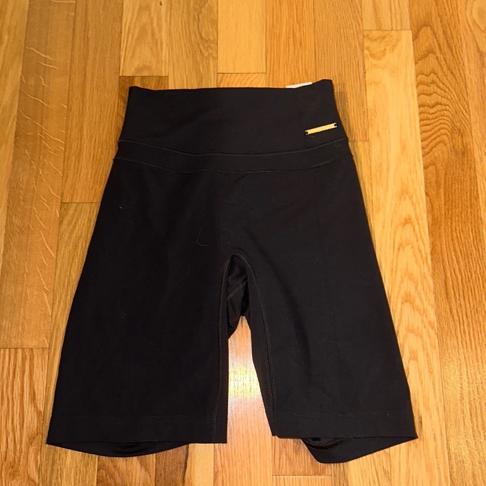 Whitney Simmons gym shark biker shorts